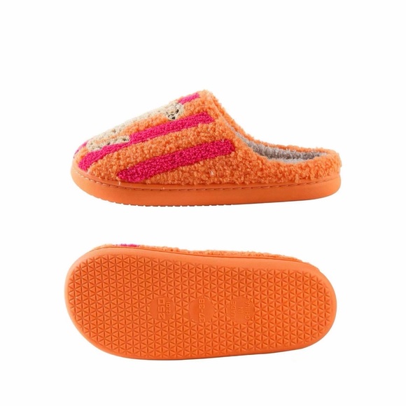 Colorful Leopard Plush Slippers | Memory Foam | Cozy Pull-On - Picture 3 of 3